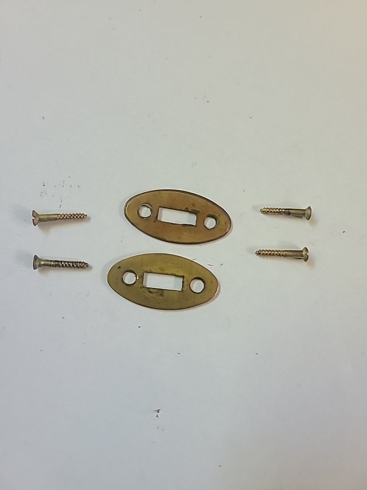 CVA Hawken Sidelock  Muzzleloader Rifle Brass Escutcheons W/ Screws
