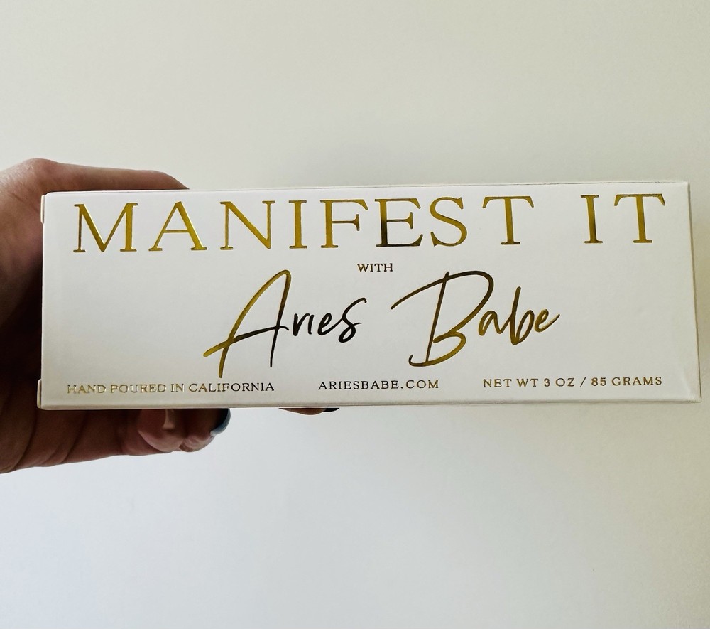 Communication, Creativity Manifestation Candle by Aries Babe, Blue- Spells Magic