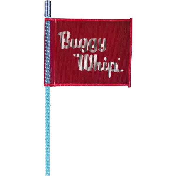 Buggy Whip 4' Quick Release Brighter L.E.D. Whip w/Red Buggy Whip Flag |