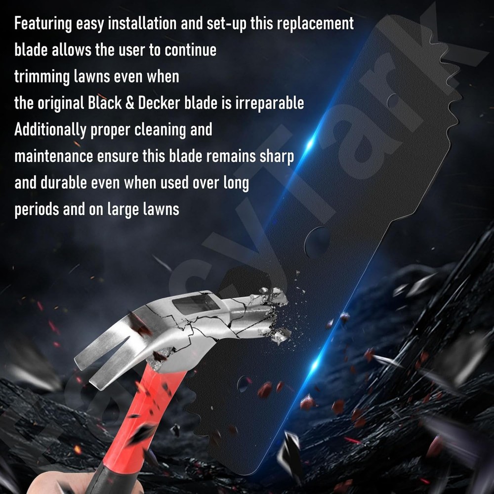 2-Pack EB-007 Edge Hog Heavy-Duty Edger Replacement Blades Compatible with...