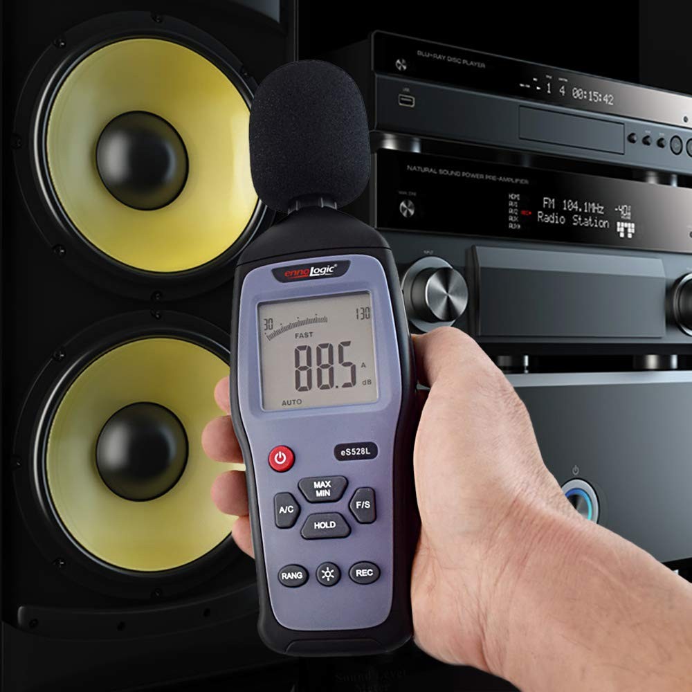 ennoLogic Decibel Meter and Recorder eS528L with Updated 2023 Software –