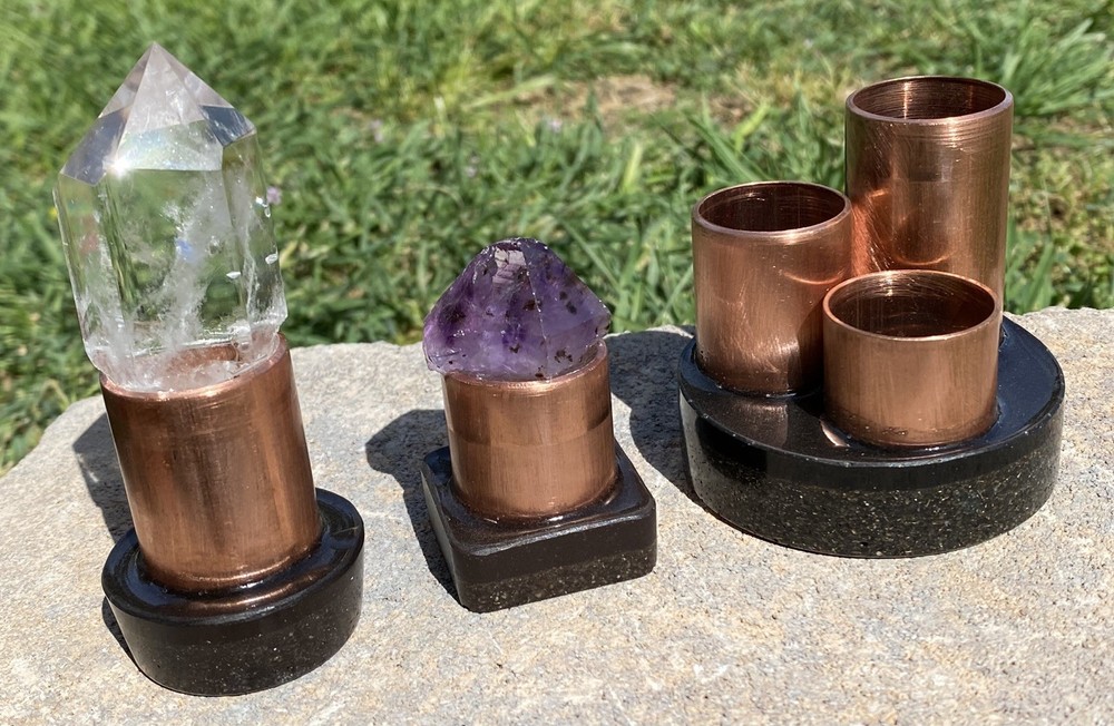 Orgone Cloudbuster Set - Quartz Crystal - EMF Protection