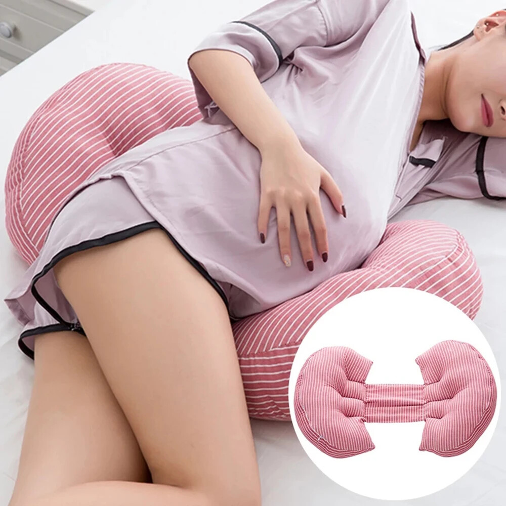 Multi-function U Shape Pregnant Women Sleeping Support Pillow Bamboo Fiber