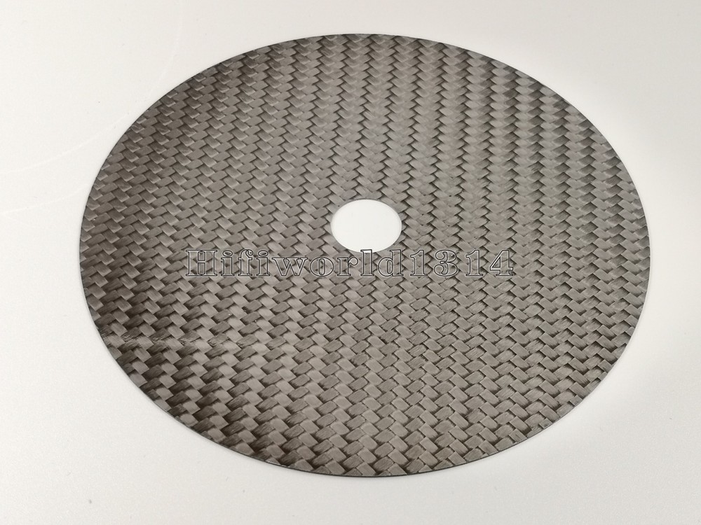 1x Hifi Carbon Fiber Precision CD Mat Stabilizer Harmonizer Partner