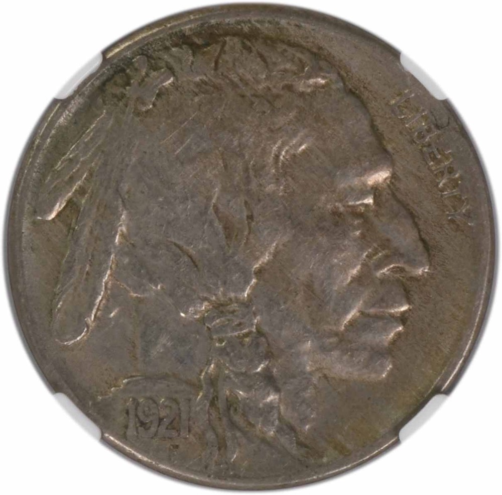 1921-S Buffalo Nickel EF45 NGC