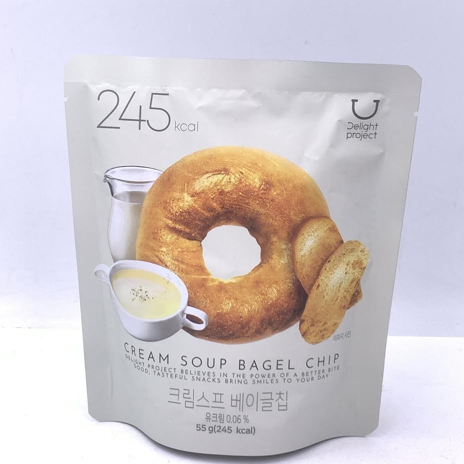 Delight Project Cream Soup Bagel Chip 55g韓國奶油濃湯貝果餅乾