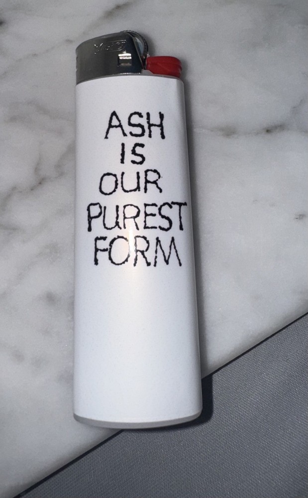 lil peep ash is our purest form lighter not original