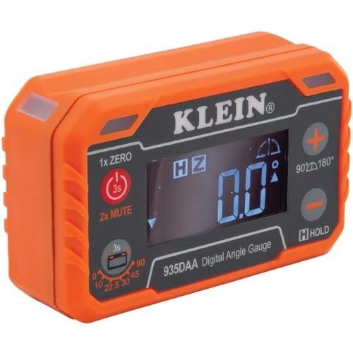 Digital Electronic Level & Angle Gauge - LED Alert, Measure & Set Angles 0-90°/1