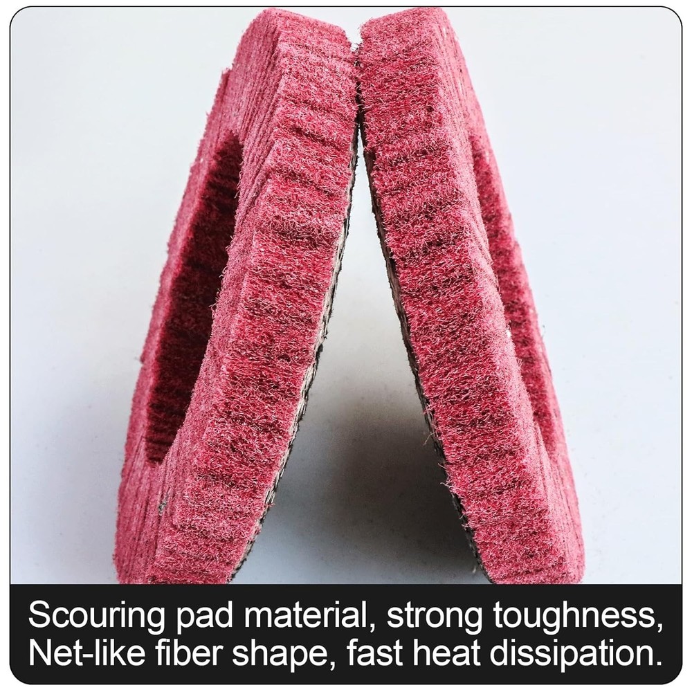 Durable 5Pcs Flap Disc Set 4.5" Grit 320 - Ideal for Angle Grinder Precision