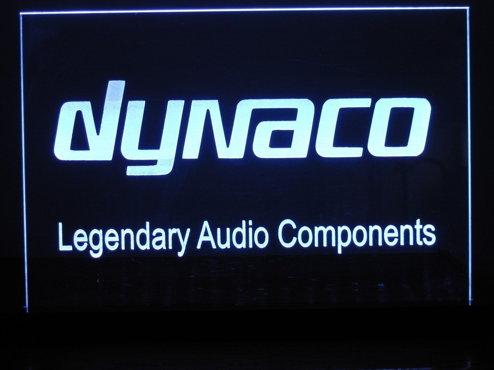 DYNACO ETCHED ACRYLIC LED SIGN