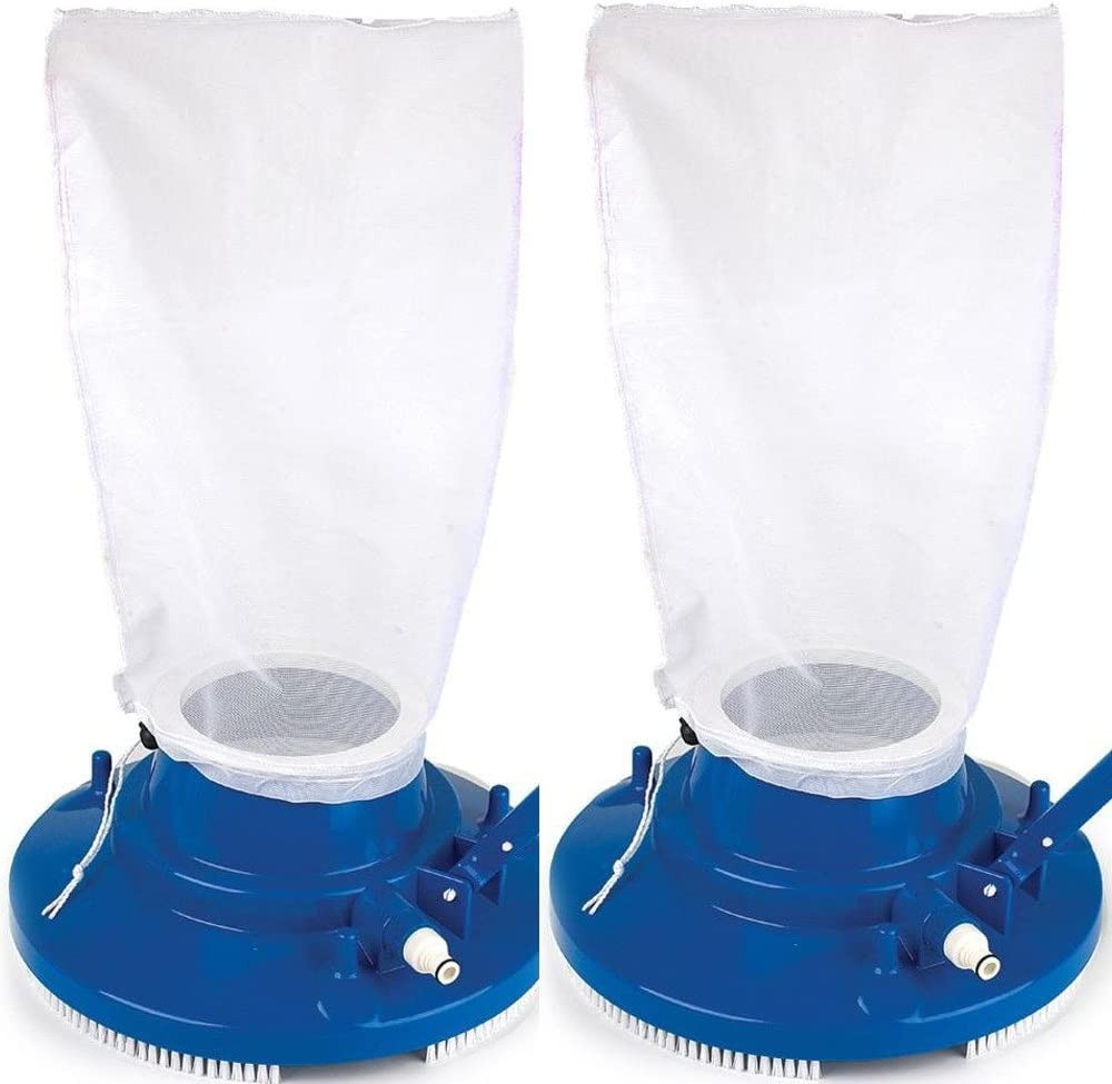 Premium Fine Mesh Bag Replacement with Pull & Lock Cord for Pool Leaf Vacuum, Ea