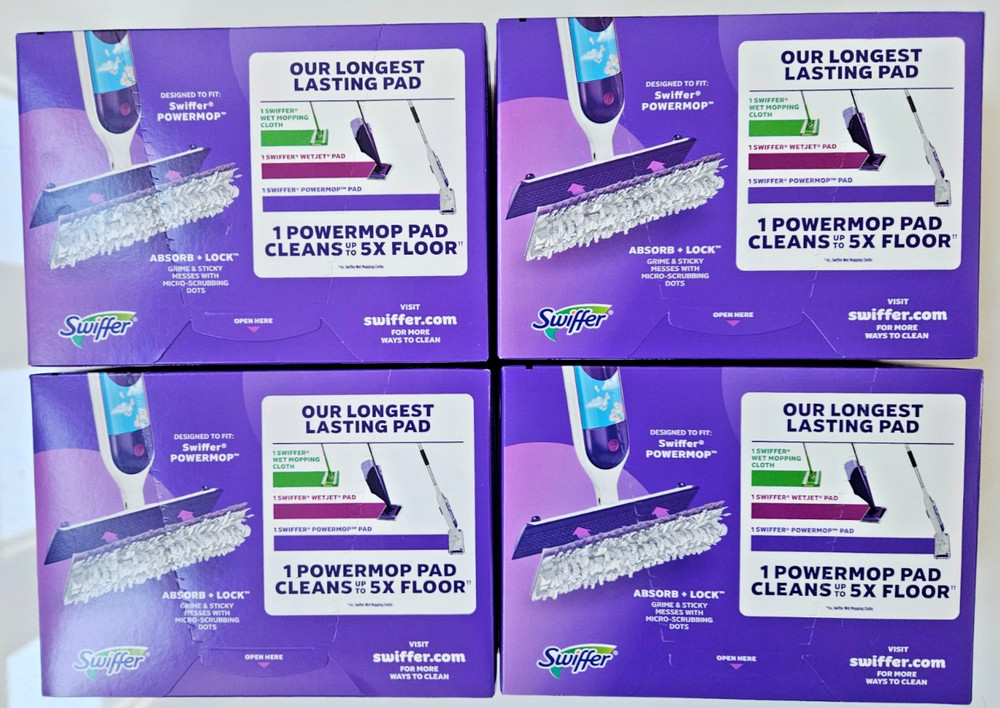 Procter & Gamble 5 Pc. Swiffer PowerMop Multi-Surface Mopping Pad Refills 4 Pack