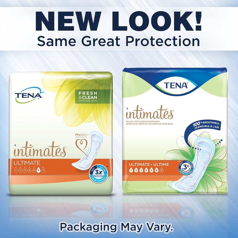 TENA Incontinent Pad 16" L Regular Length 99 Ct