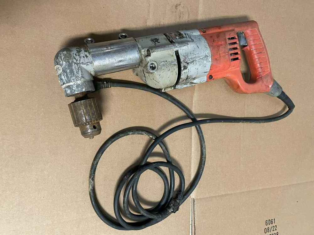 Milwaukee Heavy Duty Handle Right Angle Drill 1/2" 120V
