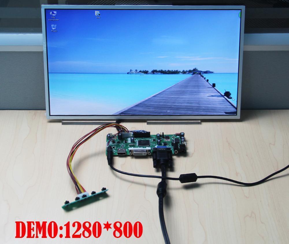 HDMI DVI VGA LCD Controller driver Board Kit for 14“ LTN140AT16 1366X768 panel