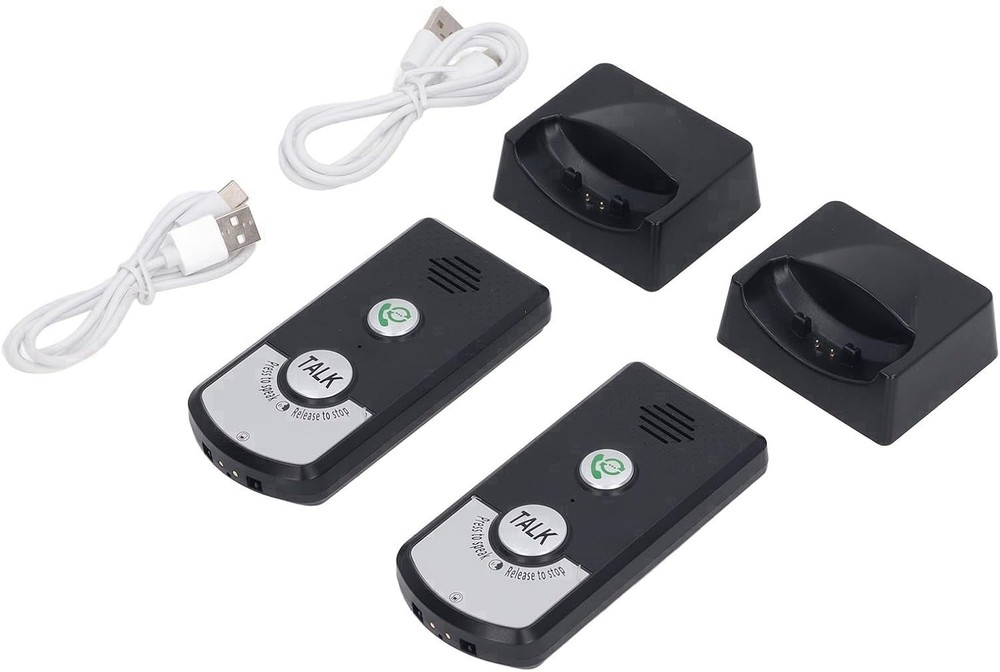 Wireless Intercom System Home Long Range Voice Intercom 2 Pcs Power Saving