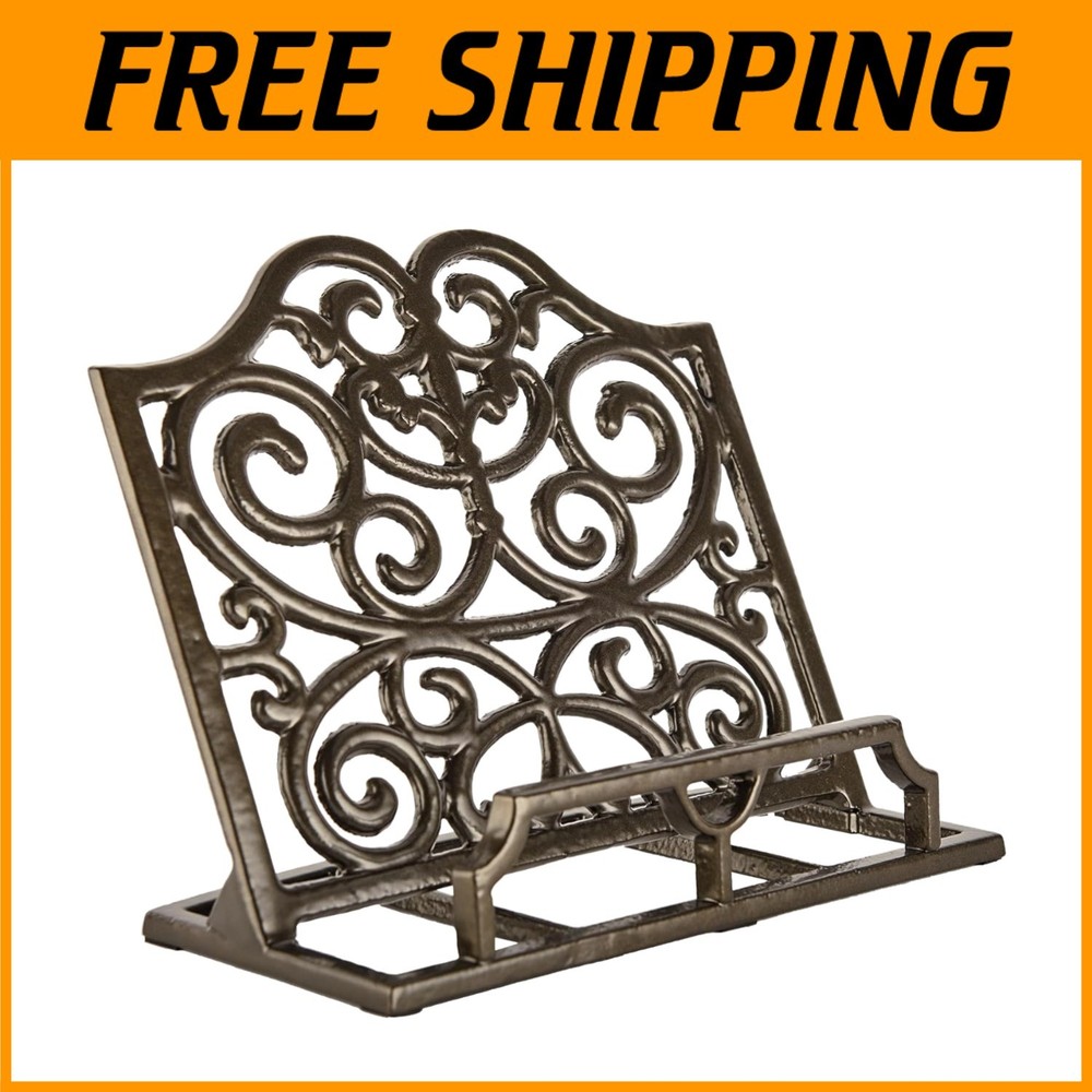 Traditional Cast Iron Cookbook Stand
