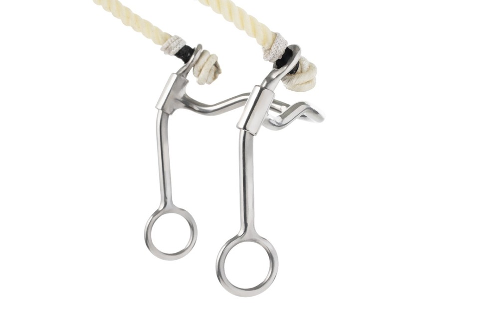 Weaver Leather, Stop & Turn Hackamore with Rope Noseband