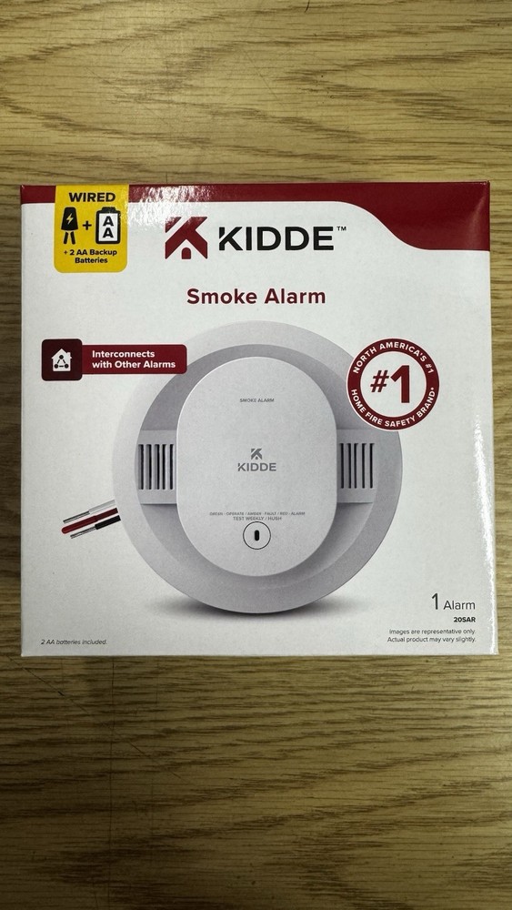 6 Kidde Hardwired Smoke Detector Interconnected LED Alarm