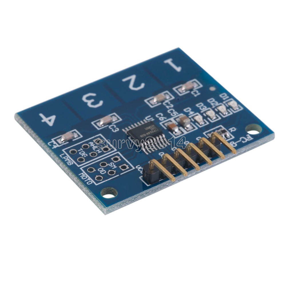 TTP224 4- Channel Digital Touch Sensor Module Capacitive Touch Switch Button New