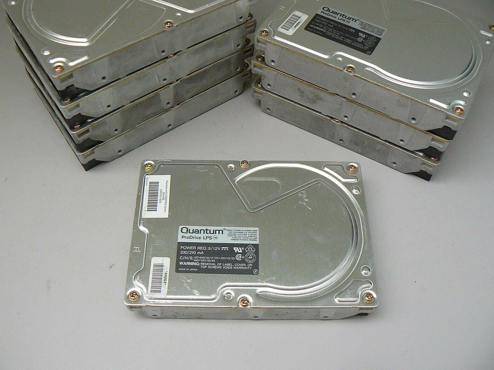 Quantum RR21A492 Hard Drive Model 210AT - 210 Megabyte IDE - (( TESTED ))