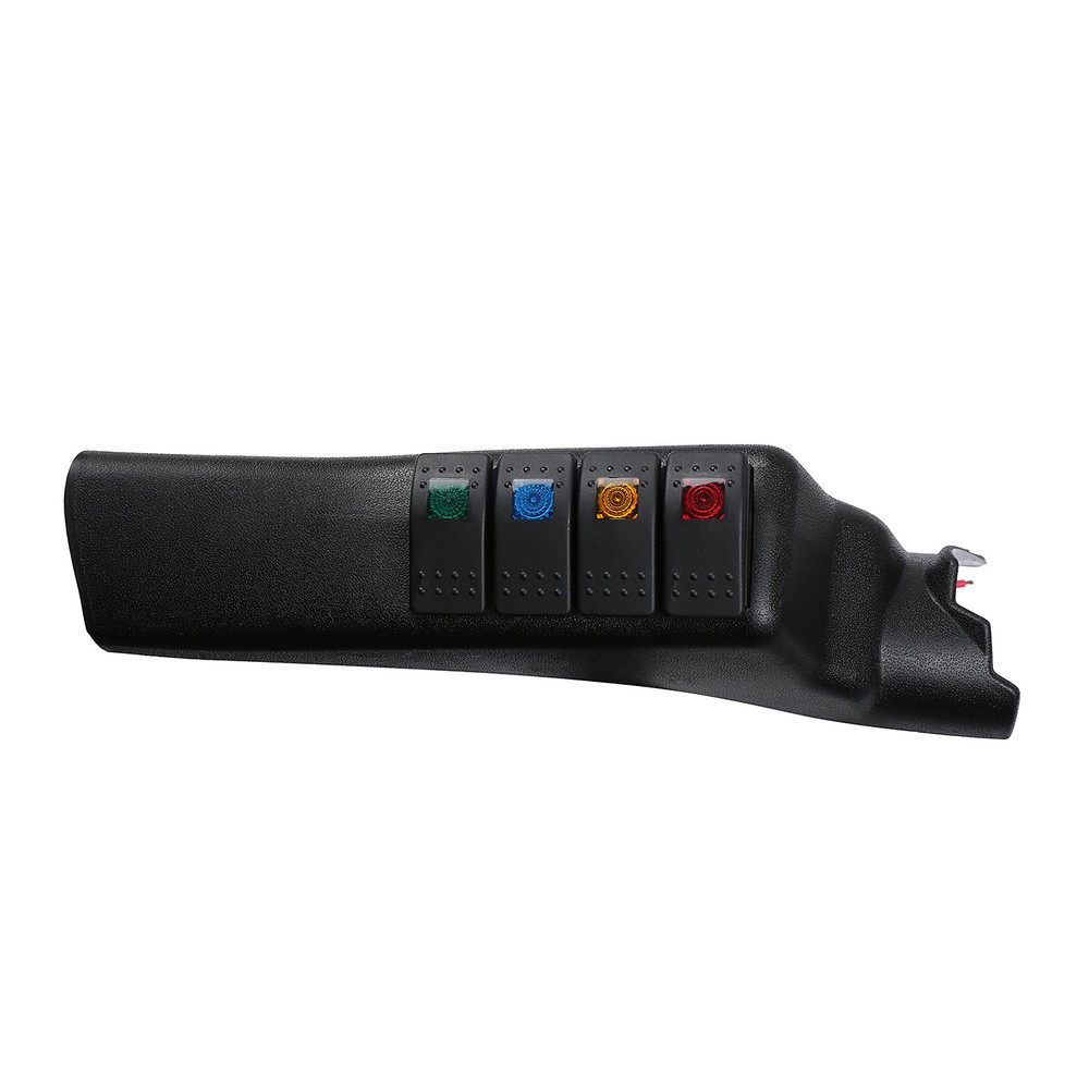 Fit 2011-2018 Jeep Wrangler JK Light Switch Panel A-Pillar Switch Pod+ 4x Switch