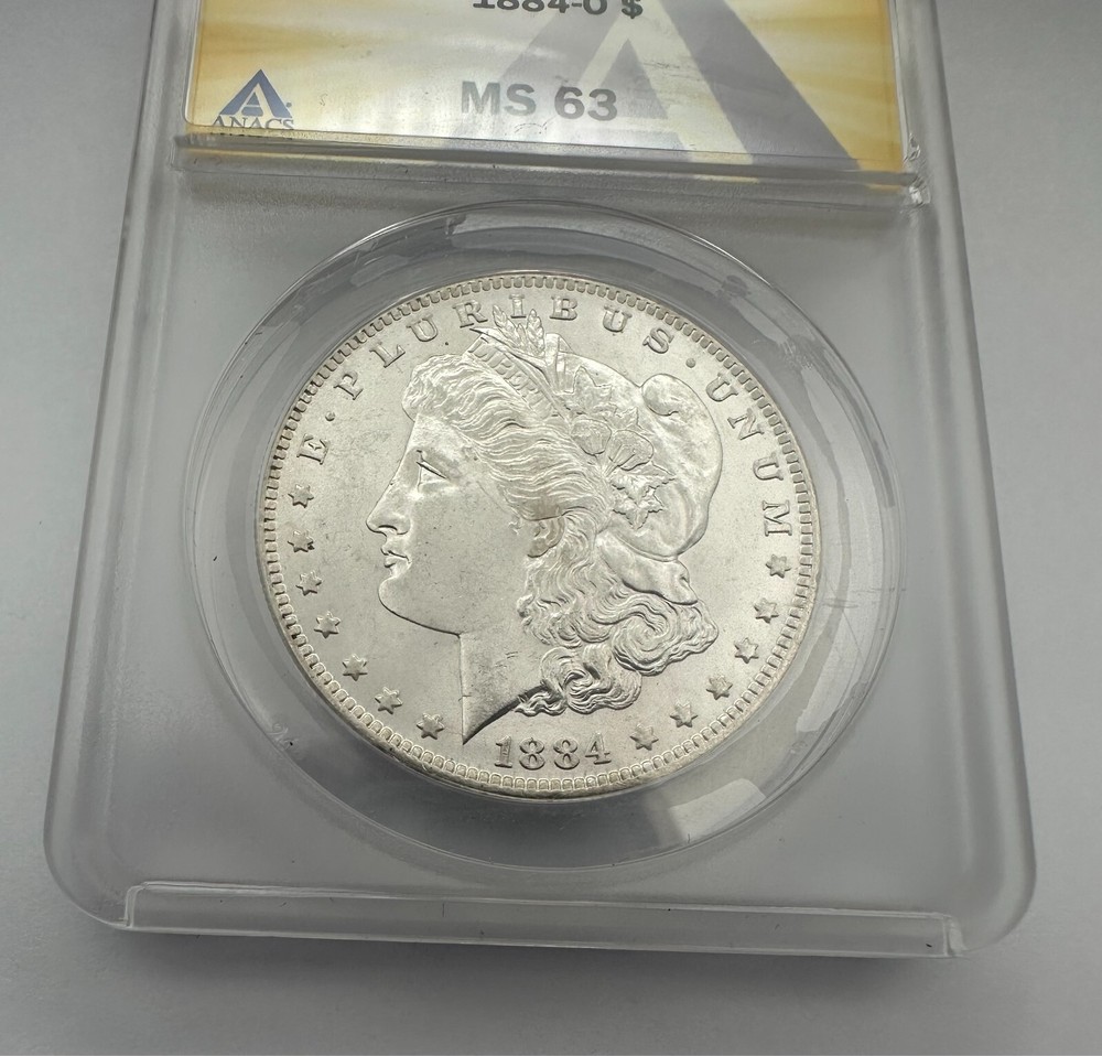 1884-O Morgan Dollar MS63 ANACS
