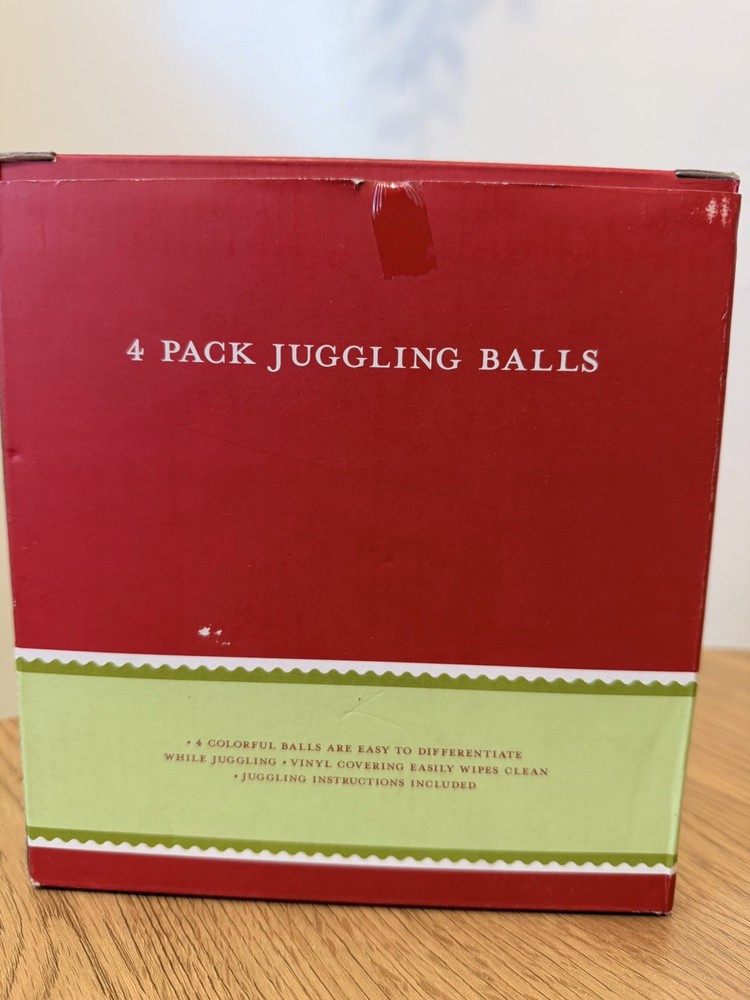 4-Pack Juggling Balls Set for Beginners.