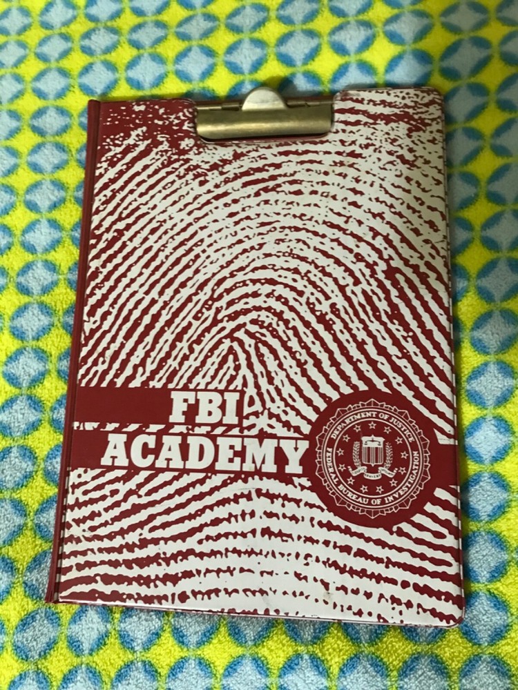 FBI NATIONAL ACADEMY  Clipboard Notebook