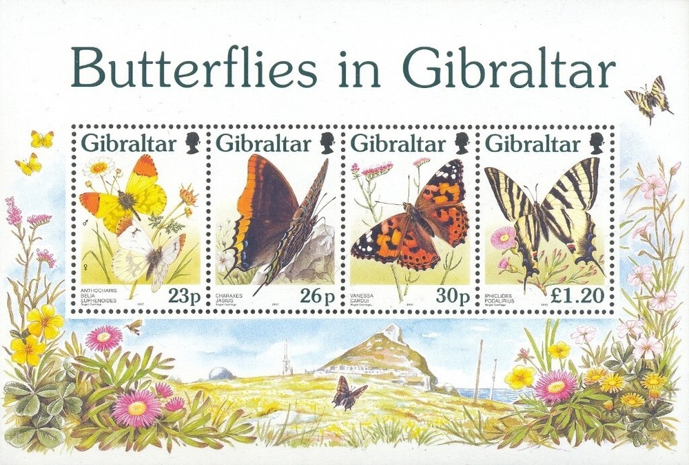 Gibraltar Scott #'s 731a MNH