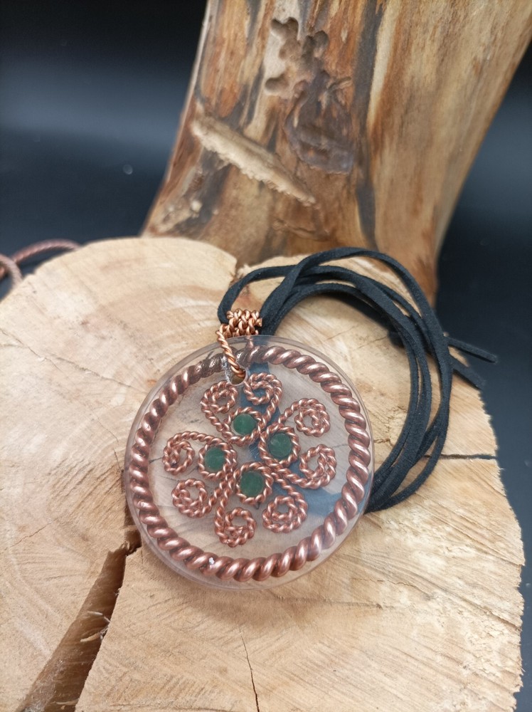 Sacred cubit tensor ring pedant