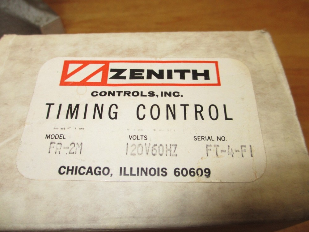 Zenith FR-2M *NEW* Timer Timing Control