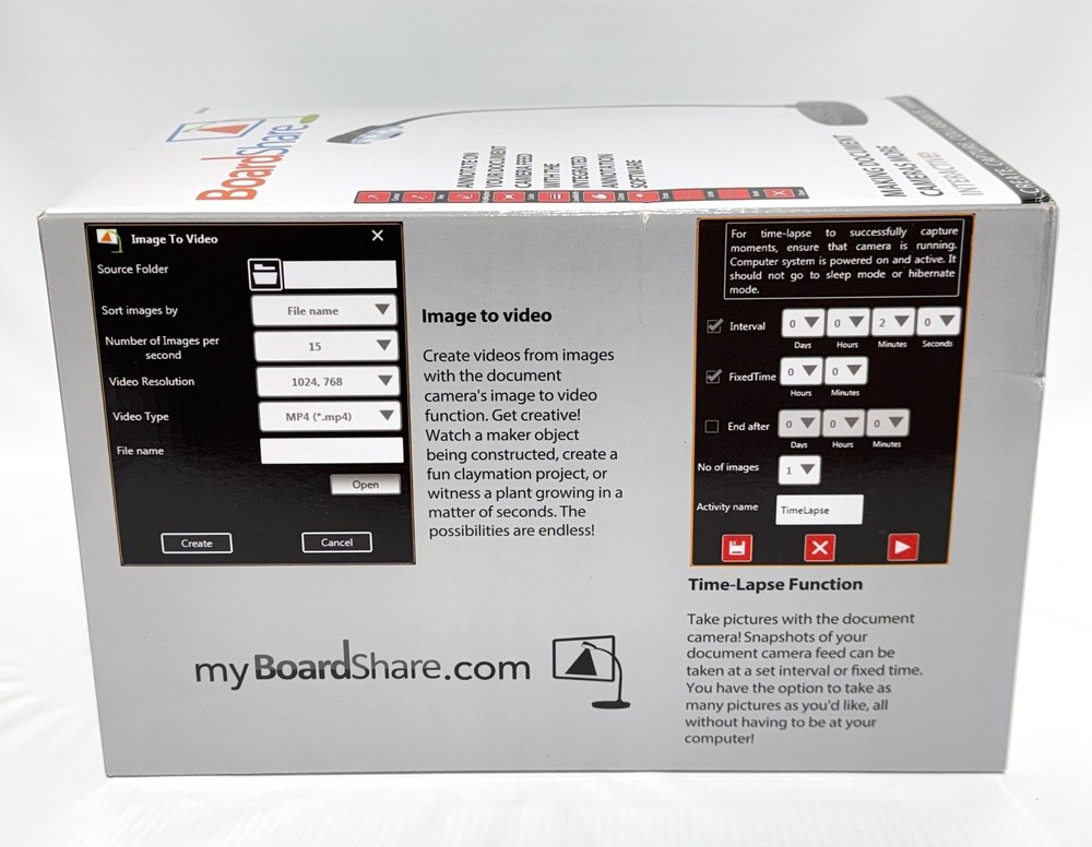 BoardShare Document Camera BD8040 + Interactive Whiteboarding System BC8002