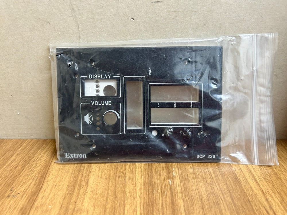 Extron SCP226 Black Controller PLATE ONLY