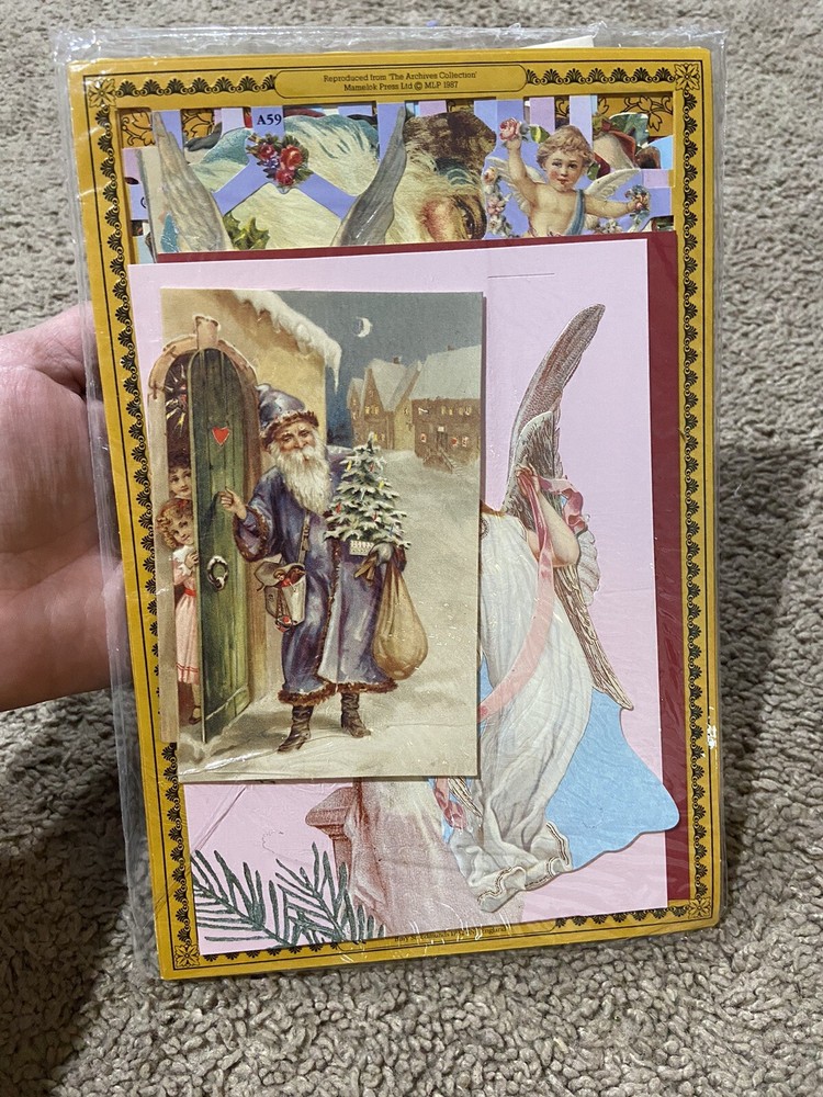 Victorian Christmas Source Book 10 Projects Includes Repro Scraps & Cards Lovric