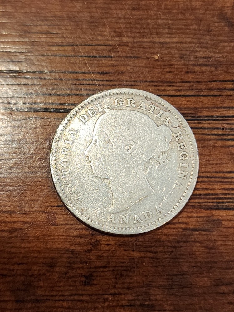 1888 Canada 10 Cents Silver Coin