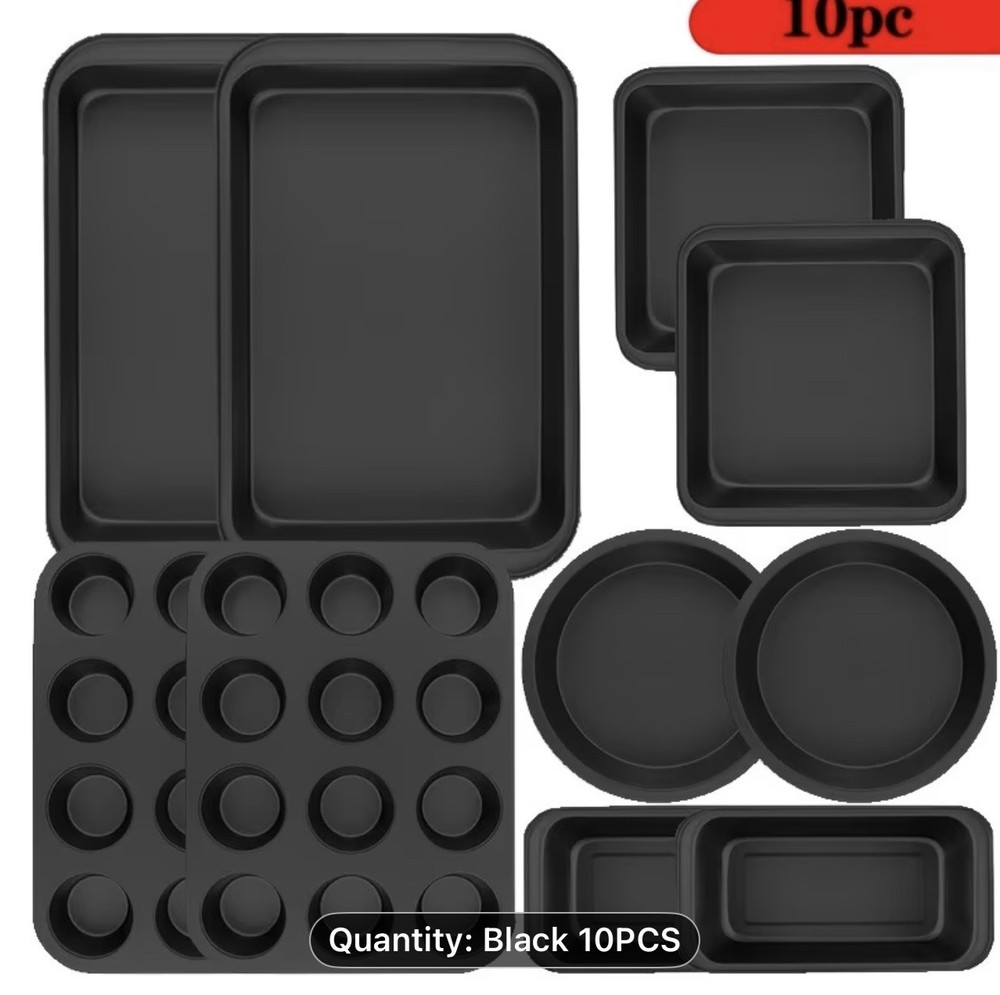 10pcs nonstick Baking Pan Set
