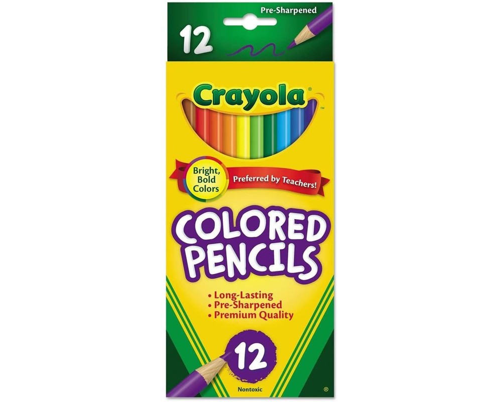 Crayola Long Colored Pencils (12) [CRY684012]