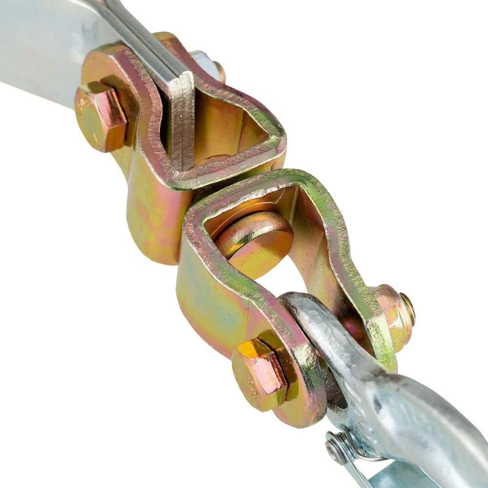 1-Ton Capacity Winch Puller, 12 ft. Lift, 15:1 Leverage, 12 ft. Cable.