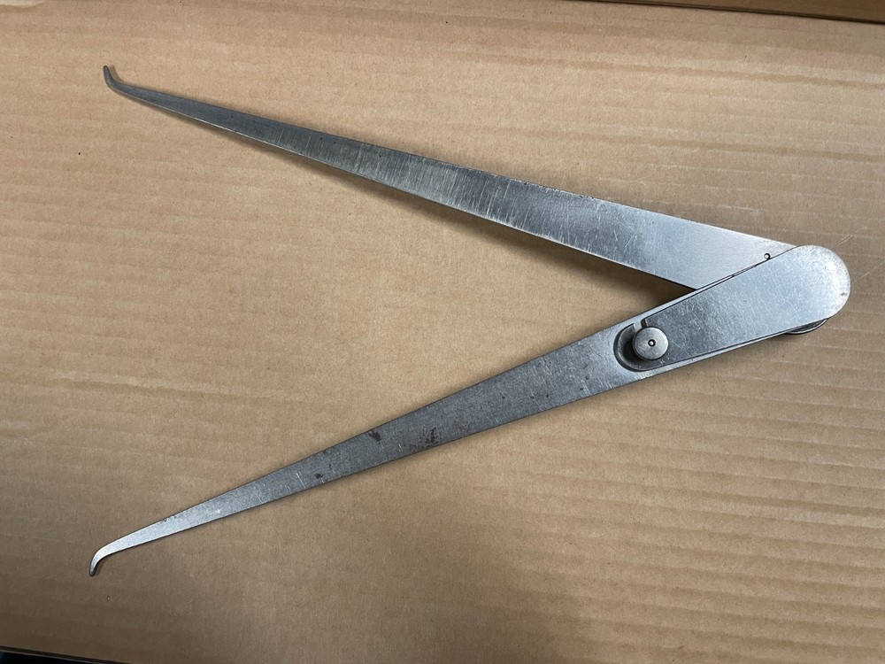 12" Starrett Inside & Outside Lock-Joint Transfer Calipers w. Fine Adjustment