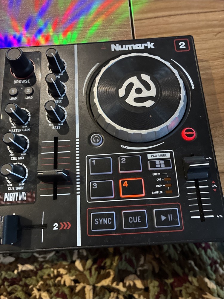 Numark Party Mix DJ Controller With Built-in Light Show