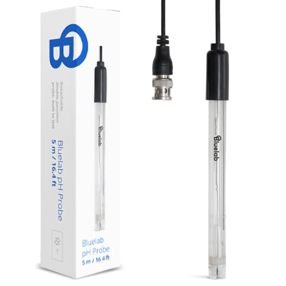 Bluelab Ph Probe For Hydroponics Waterproof Nutrient Solution Testing 6.9X1.6