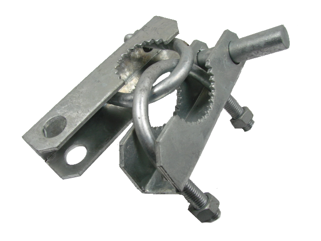 Chain Link Industrial Offset 180 Degree Hinge (2 Pack)