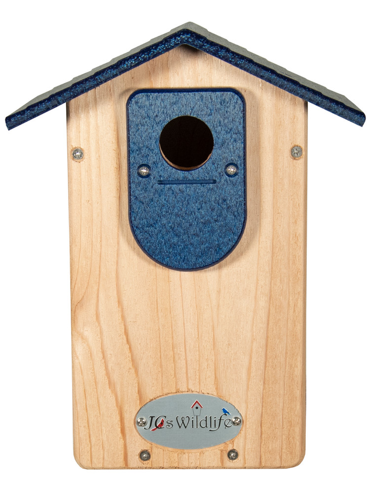 Cedar Ultimate Bluebird House (Blue)