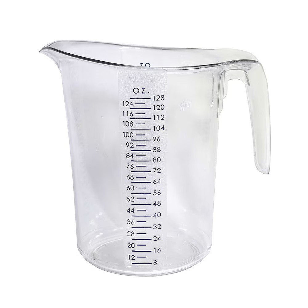 Service Ideas MP128CL 128 Ounce Measuring Pitcher with Handle