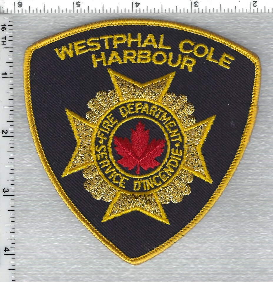 Westphal Cole Harbour Fire Department (Nova Scotia, Canada) Shoulder Patch