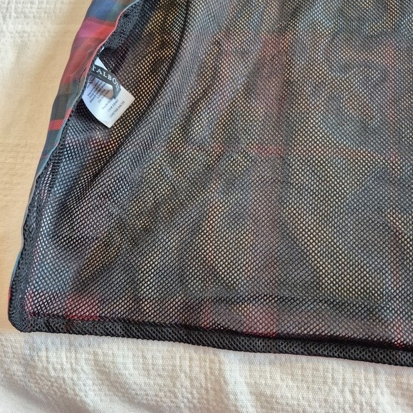 Talbots plaid raincoat size large lab or shepard NWT