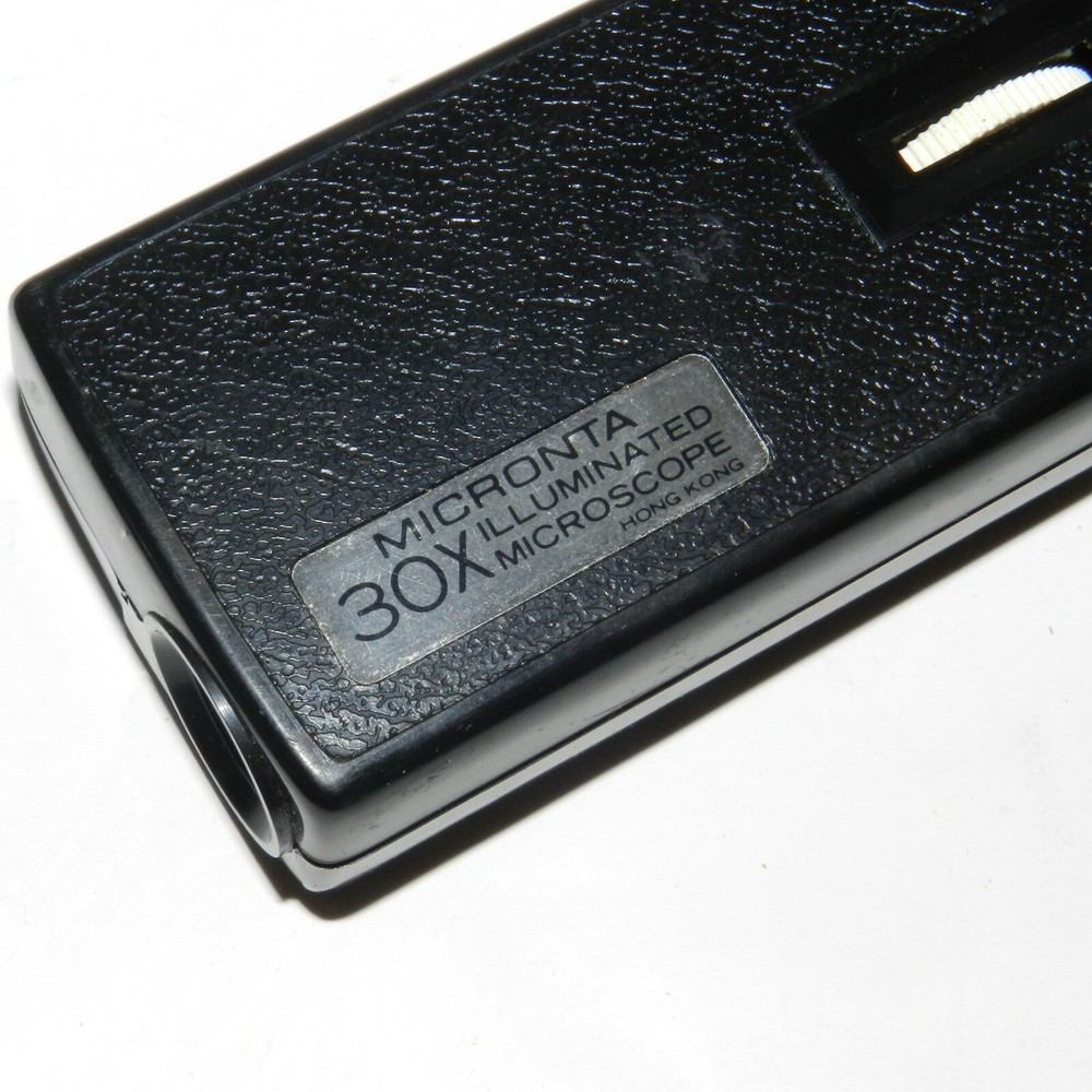 2 Pc Vintage Micronta 30X Illuminated And MG10084 Microscope With Cases & Guide