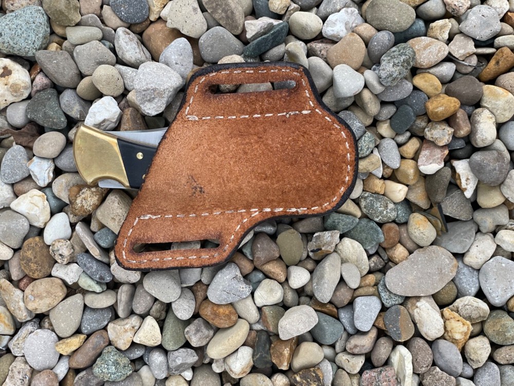 Leather Pocket Knife Sheath
