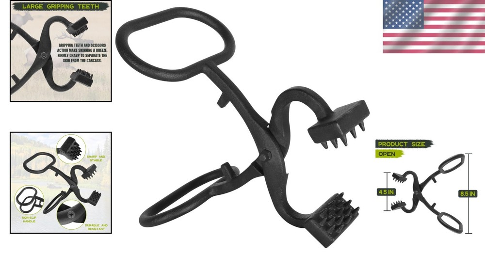 Durable Game Skinning Claw Tool - Ergonomic Hide Puller for Effortless Skinning